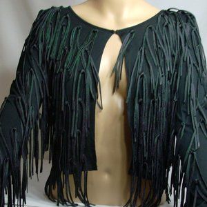 INC International Concepts  Nostalgia Fringed Sweater Size S